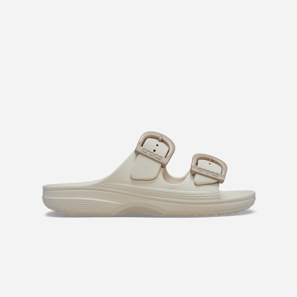 Dép Quai Ngang Nữ Crocs Saturday Enamel Buckle - Be - Supersports Vietnam