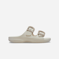 Dép Quai Ngang Nữ Crocs Saturday Enamel Buckle - Be - Supersports Vietnam