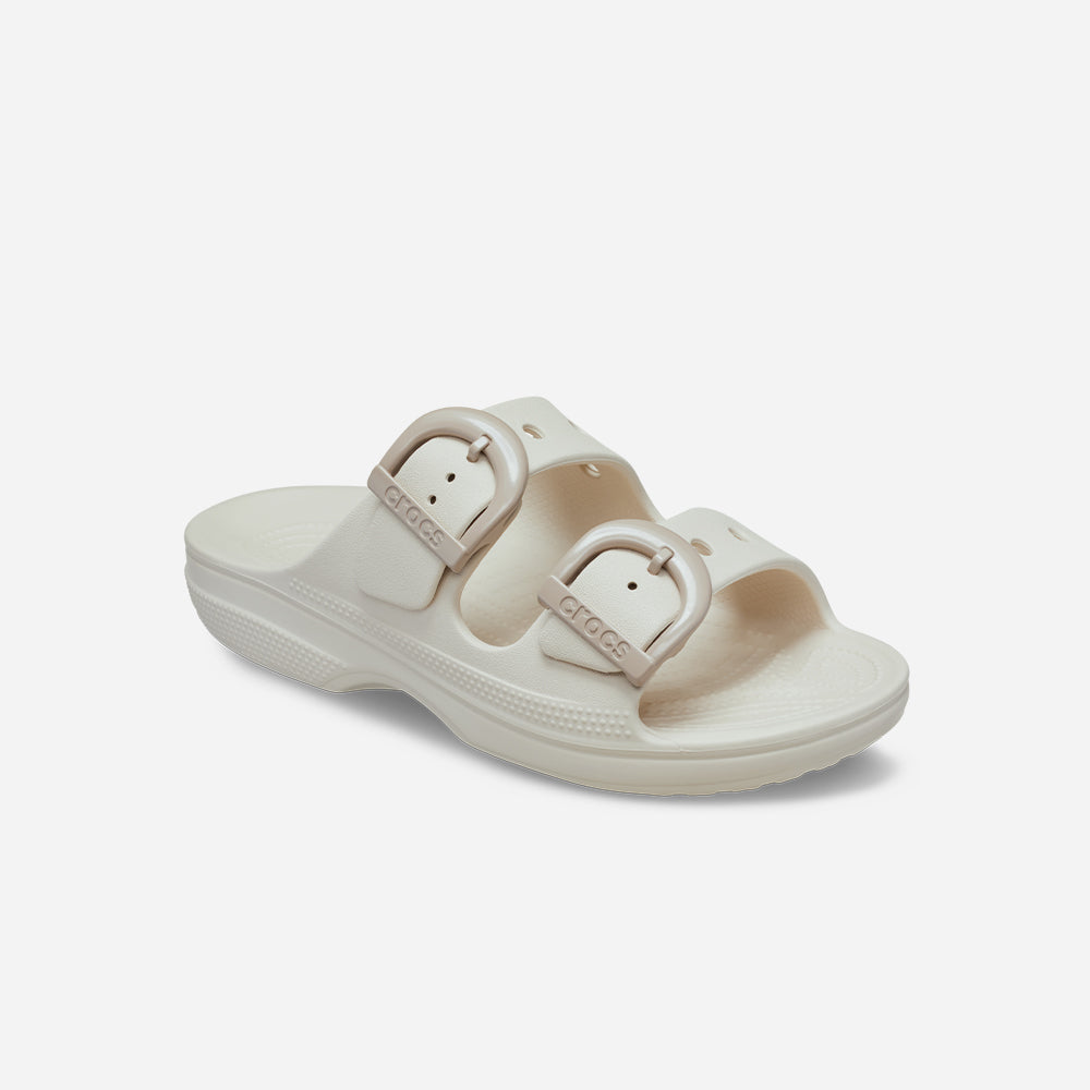 Dép Quai Ngang Nữ Crocs Saturday Enamel Buckle - Be - Supersports Vietnam