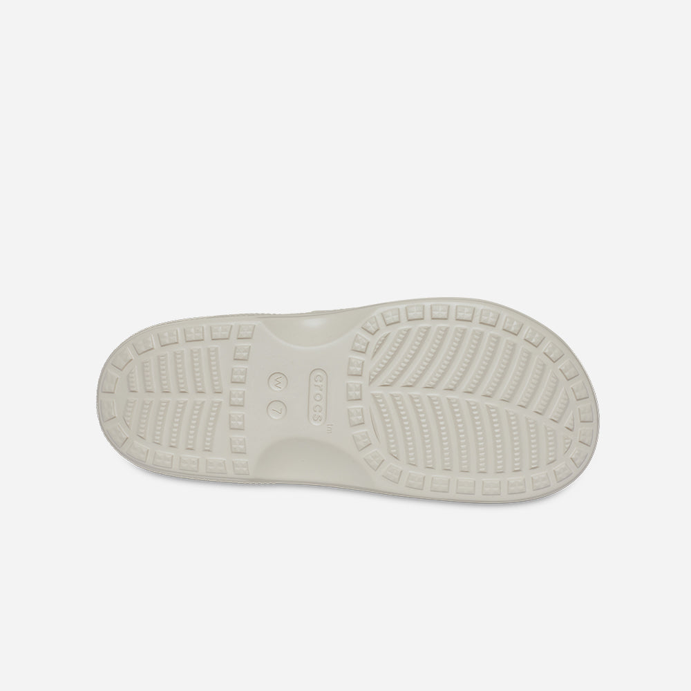 Dép Quai Ngang Nữ Crocs Saturday Enamel Buckle - Be - Supersports Vietnam