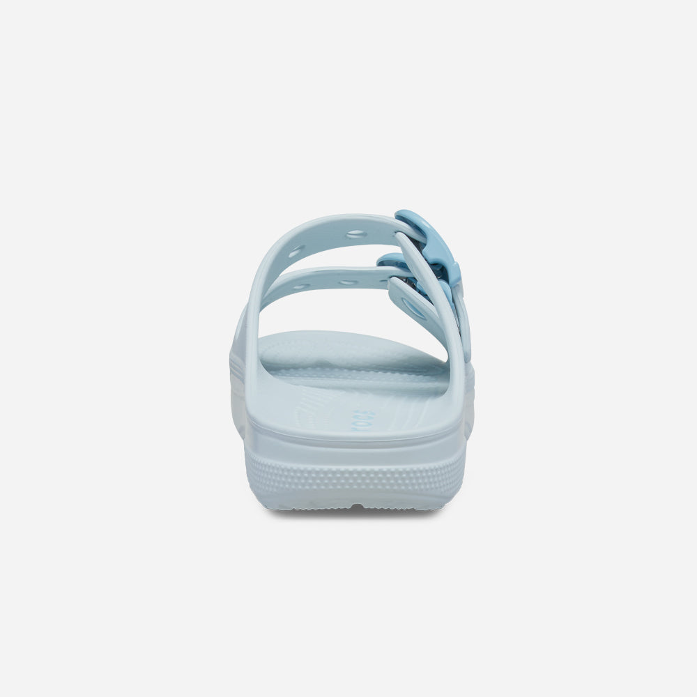 Dép Quai Ngang Nữ Crocs Saturday Enamel Buckle - Xanh Dương - Supersports Vietnam