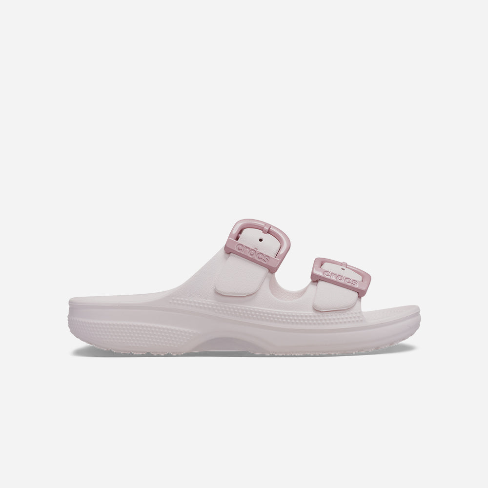 Dép Quai Ngang Nữ Crocs Saturday Enamel Buckle - Hồng - Supersports Vietnam
