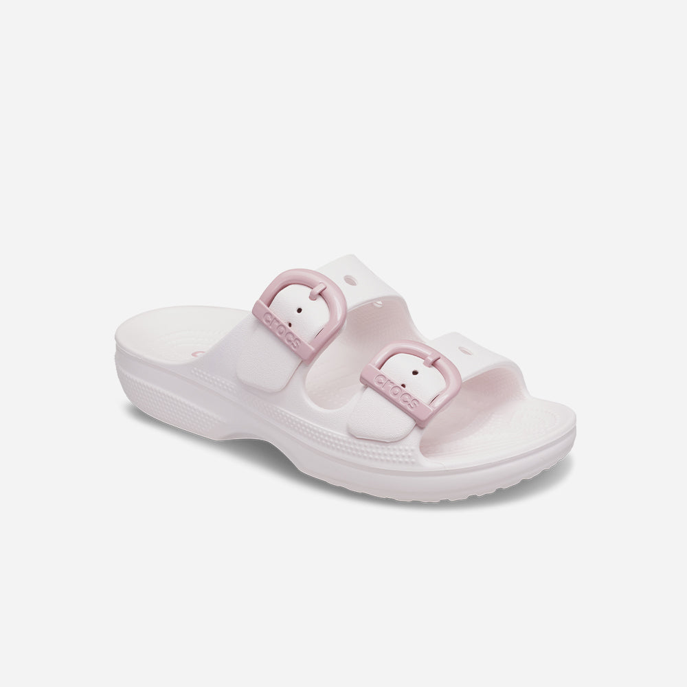 Dép Quai Ngang Nữ Crocs Saturday Enamel Buckle - Hồng - Supersports Vietnam