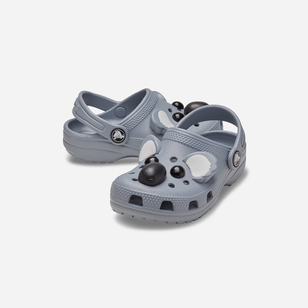 Giày Clog Trẻ Em Crocs Iam Koala Classic - Xám - Supersports Vietnam