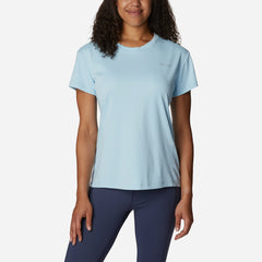 Áo Thun Tay Ngắn Nữ Columbia Zero Rules™ Light Short Sleeve Crew - Xanh Dương