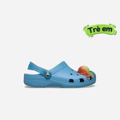 Giày Clog Trẻ Em Crocs Classic Scented Snow Cone - Xanh Dương - Supersports Vietnam