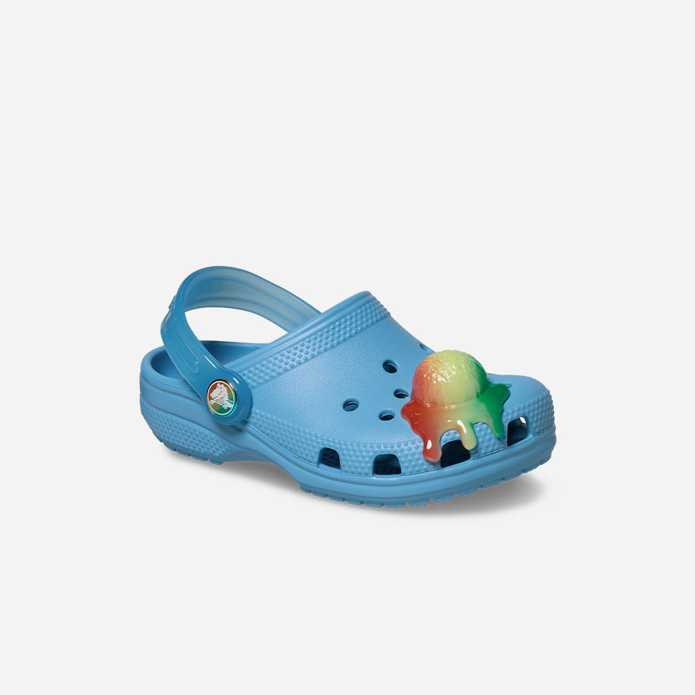 Giày Clog Trẻ Em Crocs Classic Scented Snow Cone - Xanh Dương - Supersports Vietnam