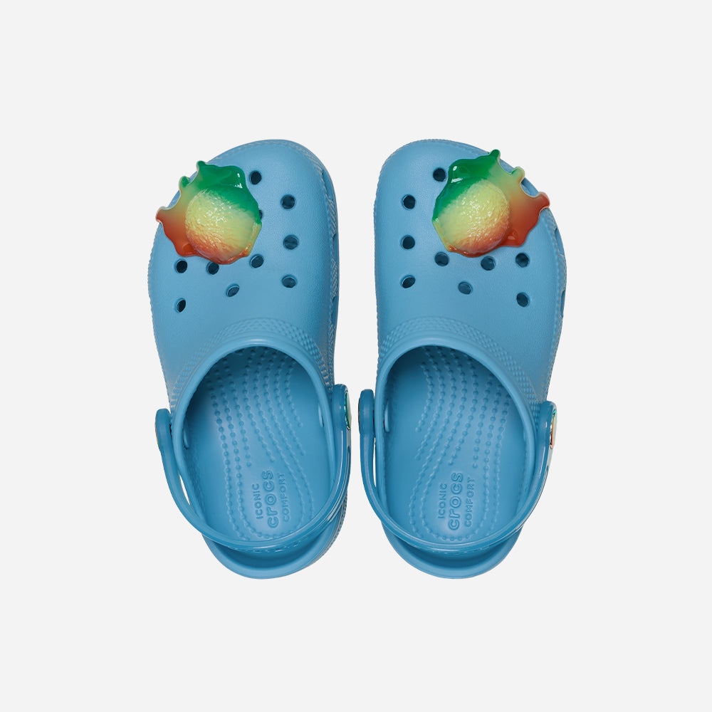 Giày Clog Trẻ Em Crocs Classic Scented Snow Cone - Xanh Dương - Supersports Vietnam