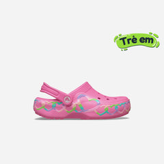 Giày Clog Trẻ Em Crocs Classic Heart Lights - Hồng - Supersports Vietnam