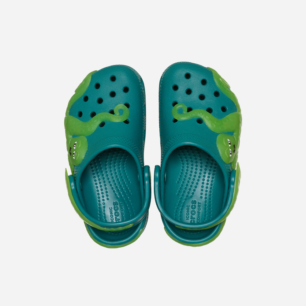 Giày Clog Trẻ Em Crocs Classic Iam Color Change Octopus - Xanh Lá - Supersports Vietnam