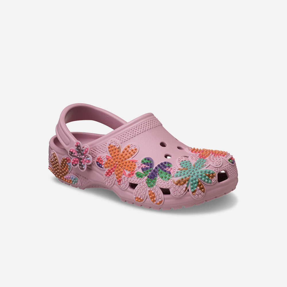 Giày Clog Unisex Crocs Classic Retro Summer - Hồng - Supersports Vietnam