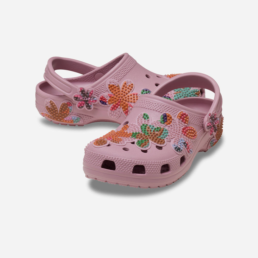 Giày Clog Unisex Crocs Classic Retro Summer - Hồng - Supersports Vietnam