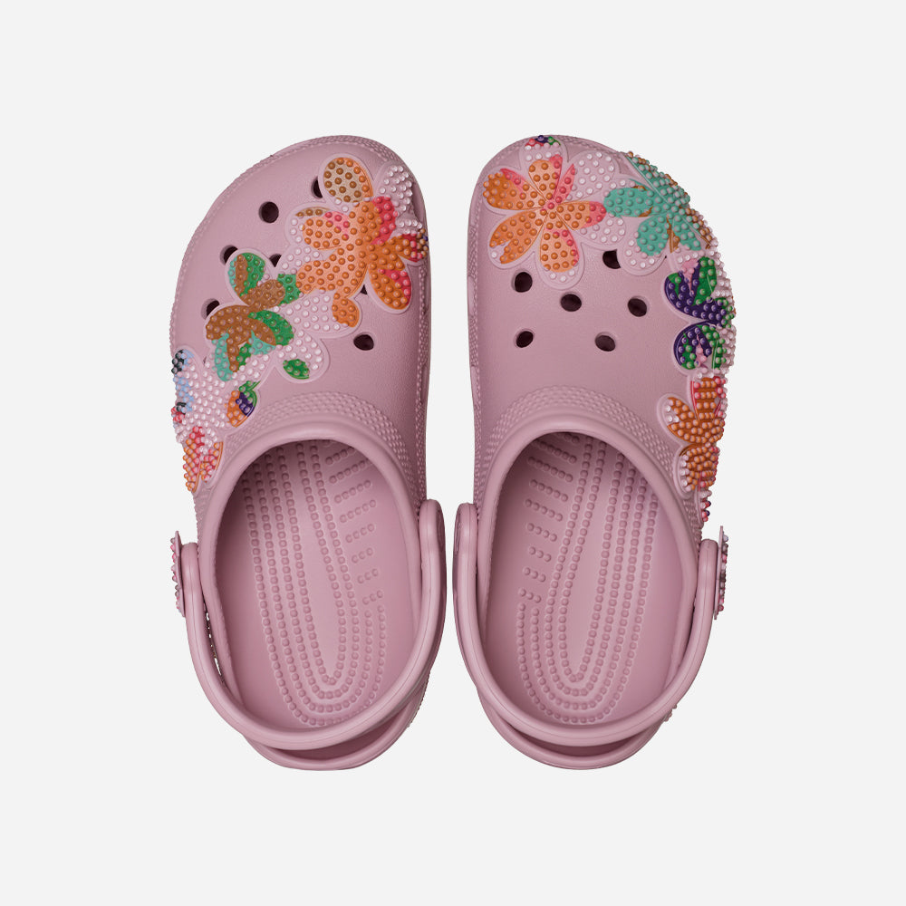 Giày Clog Unisex Crocs Classic Retro Summer - Hồng - Supersports Vietnam