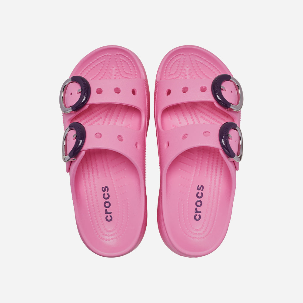 Giày Sandals Nữ Crocs Saturday Platform Dipped Buckle - Hồng - Supersports Vietnam