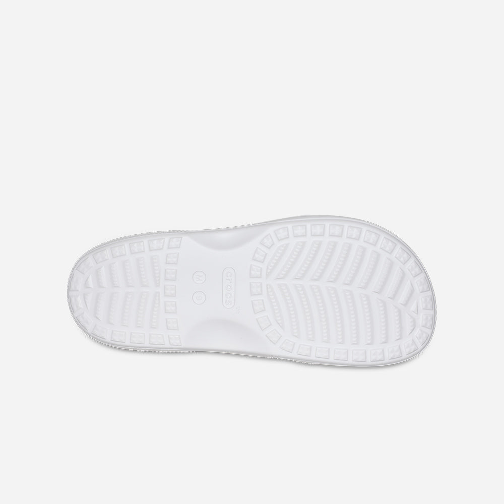 Dép Quai Ngang Nam Crocs Saturday - Trắng - Supersports Vietnam