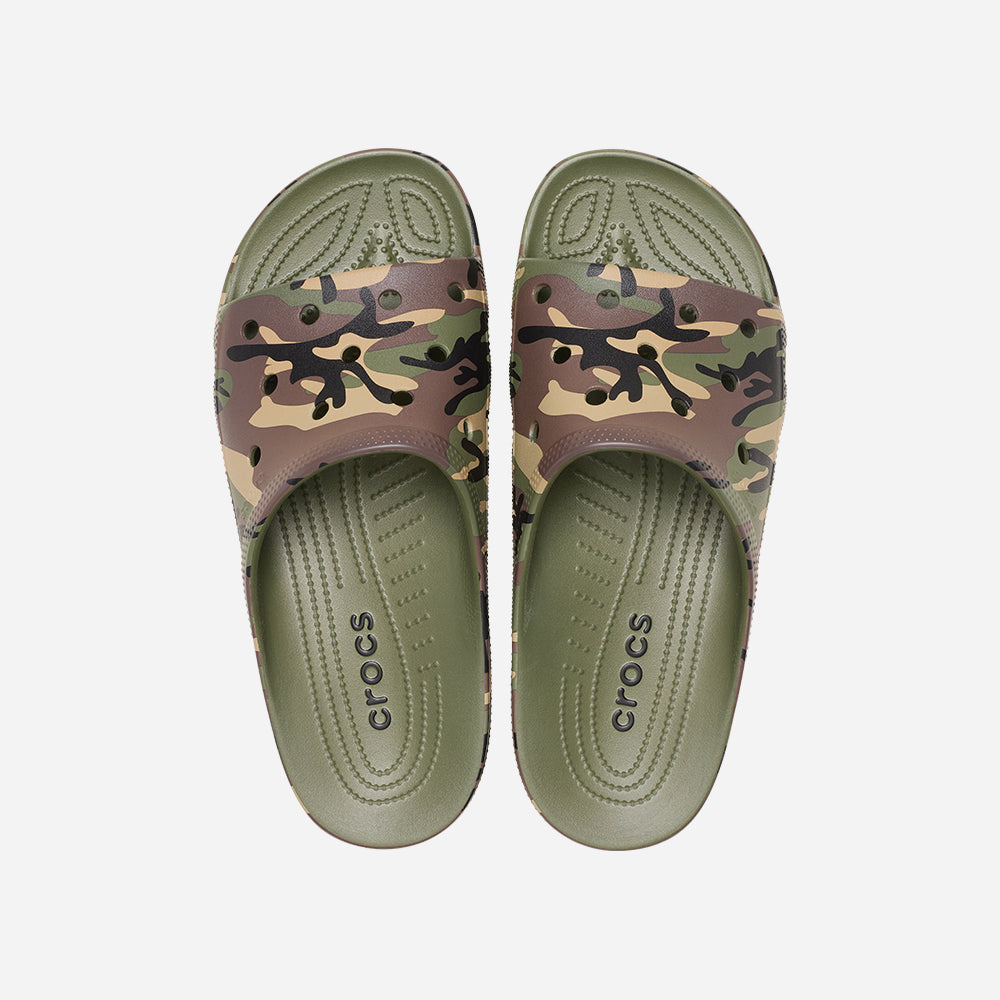Dép Quai Ngang Nam Crocs Saturday Camouflage - Xanh Quân Đội - Supersports Vietnam