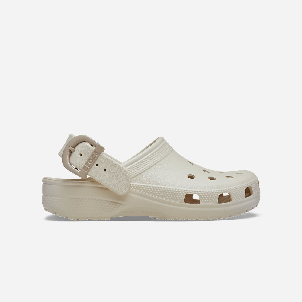 Giày Clog Unisex Crocs Classic Buckle - Be - Supersports Vietnam
