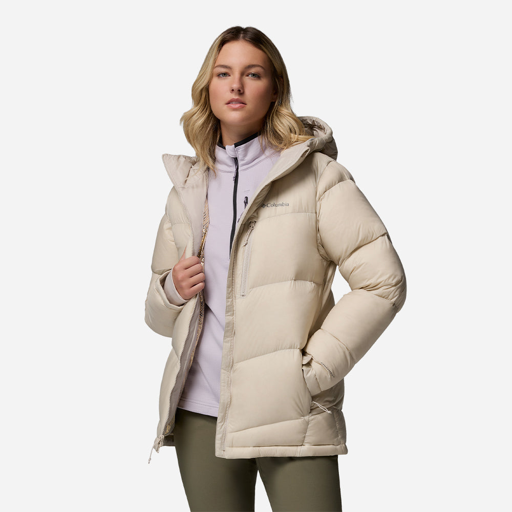 Áo Khoác Nữ Columbia Cloudview™ Down Hooded - Be - Supersports Vietnam