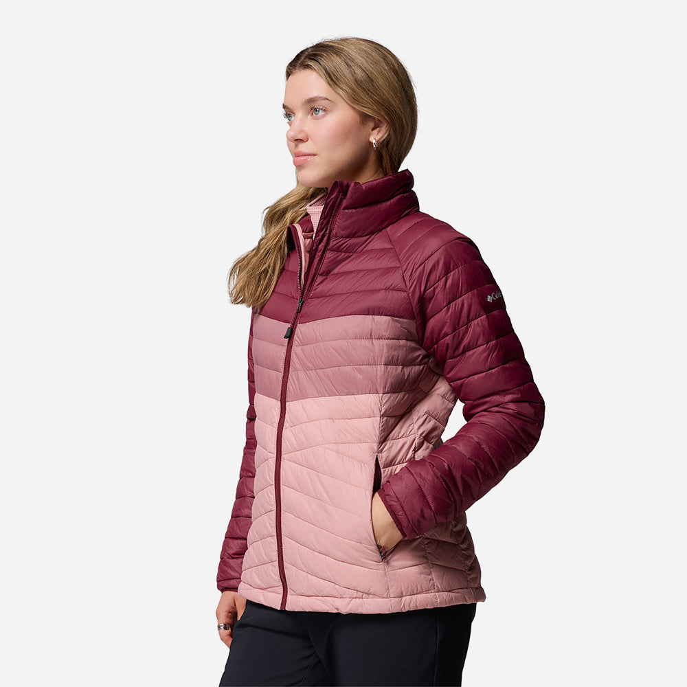 Áo Khoác Nữ Columbia Powder Pass™ - Hồng - Supersports Vietnam