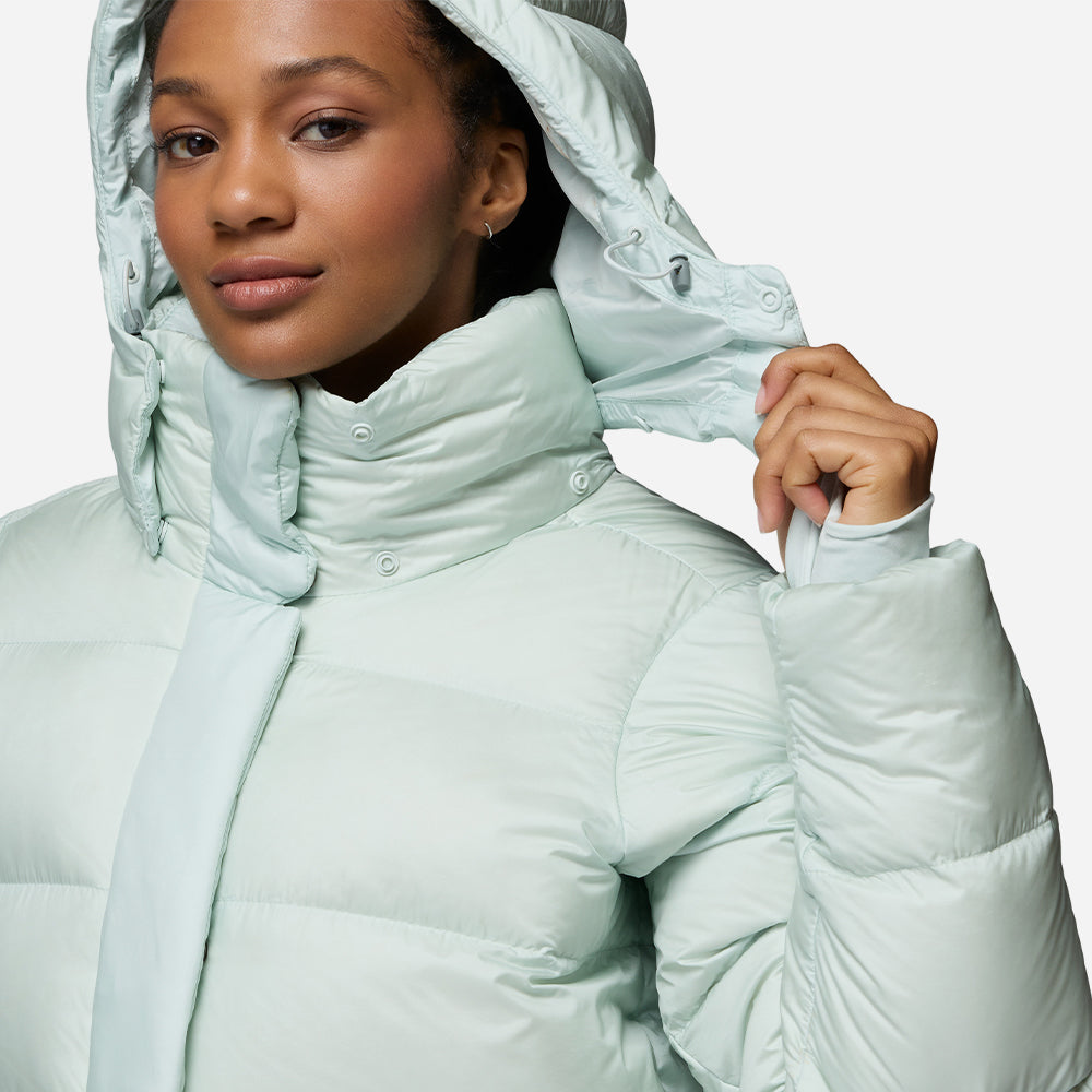 Áo Khoác Nữ Columbia Harmony Falls™ Hooded Down - Xanh Mint - Supersports Vietnam