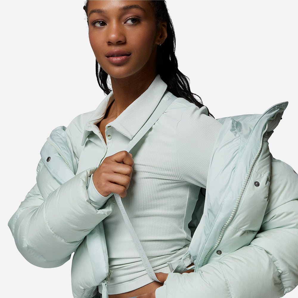 Áo Khoác Nữ Columbia Harmony Falls™ Hooded Down - Xanh Mint - Supersports Vietnam
