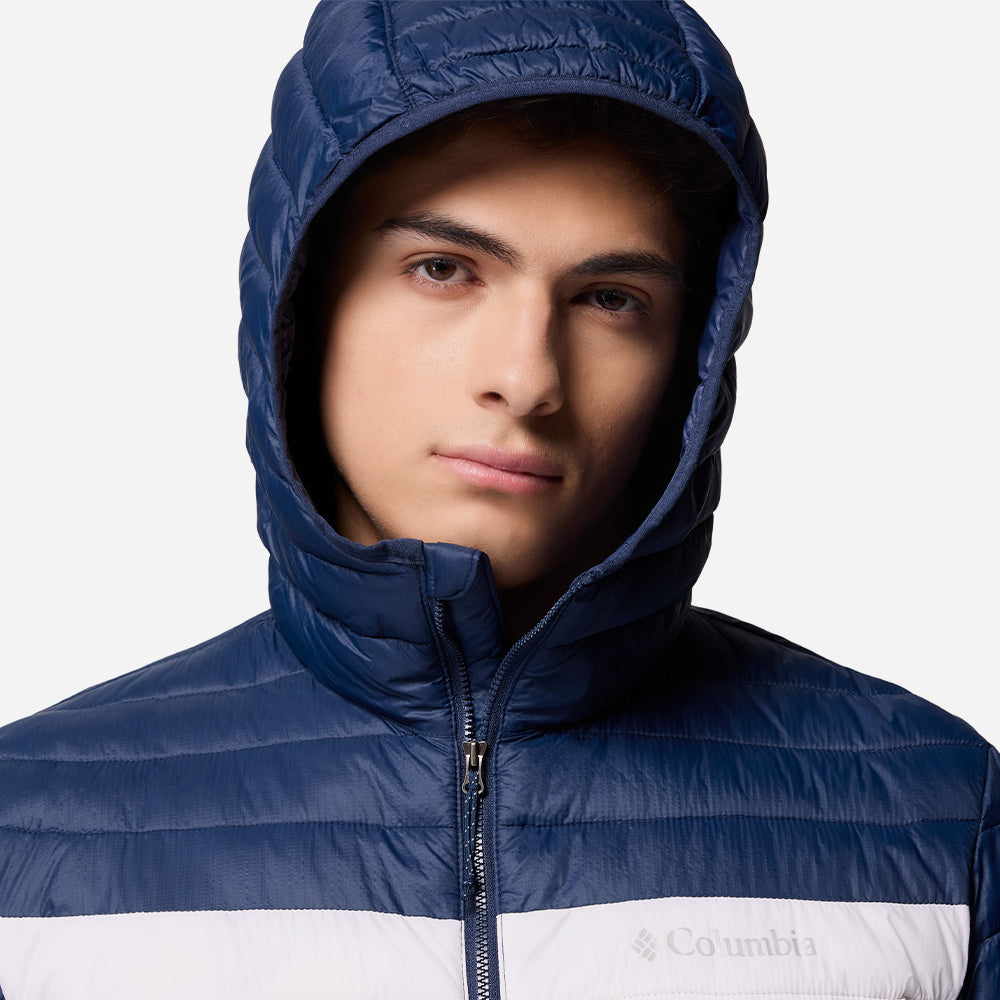 Áo Khoác Nam Columbia Powder Pass™ Hooded - Xanh Dương - Supersports Vietnam