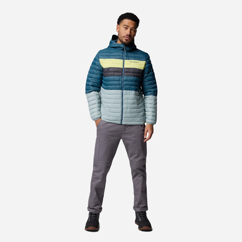 Áo Khoác Nam Columbia Powder Pass™ Hooded - Xanh Dương - Supersports Vietnam