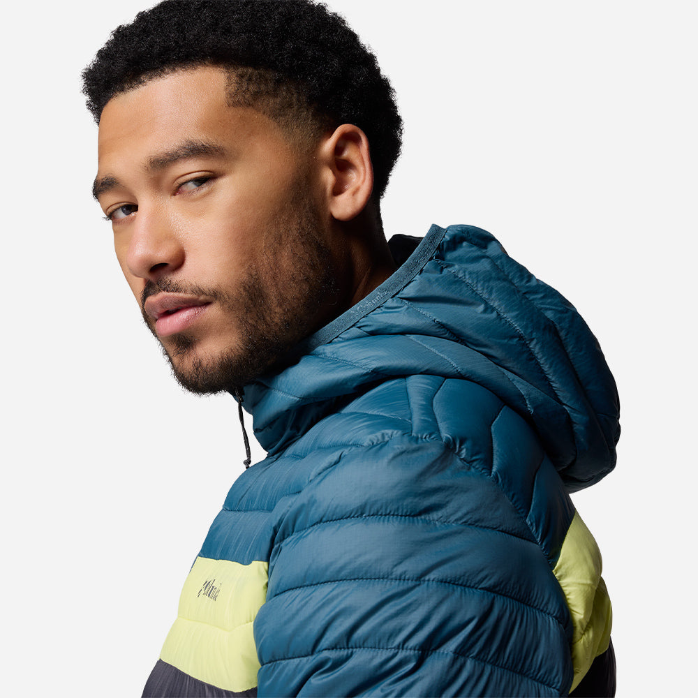 Áo Khoác Nam Columbia Powder Pass™ Hooded - Xanh Dương - Supersports Vietnam