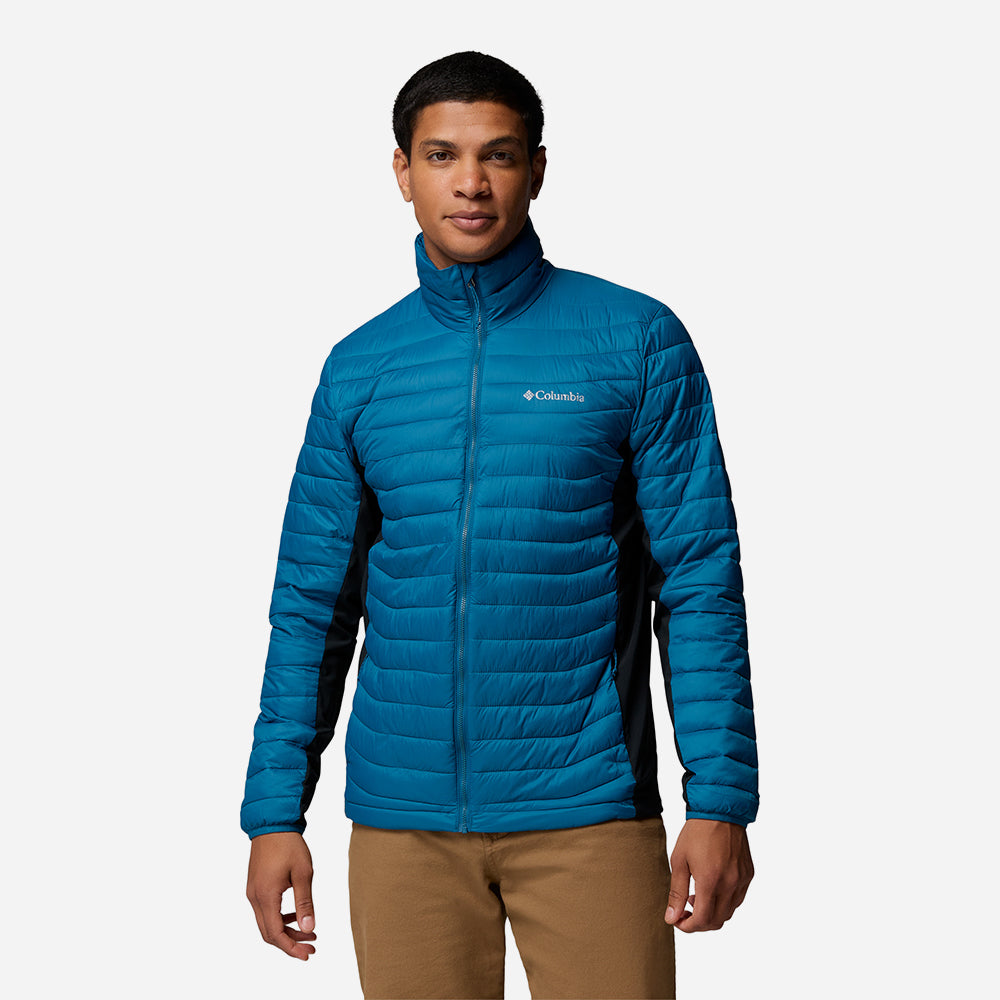 Áo Khoác Nam Columbia Powder Pass™ Hybrid - Xanh Dương - Supersports Vietnam