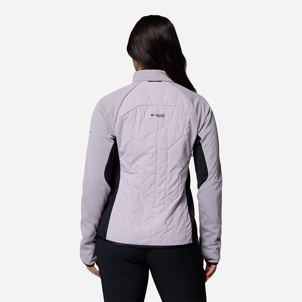 Áo Khoác Nữ Columbia Arctic Crest™ Hybrid Full Zip - Tím - Supersports Vietnam