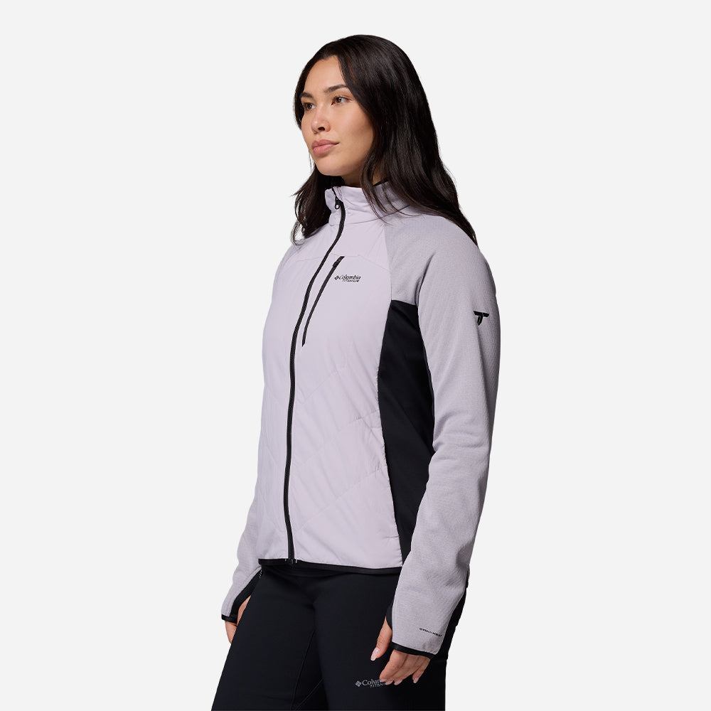 Áo Khoác Nữ Columbia Arctic Crest™ Hybrid Full Zip - Tím - Supersports Vietnam