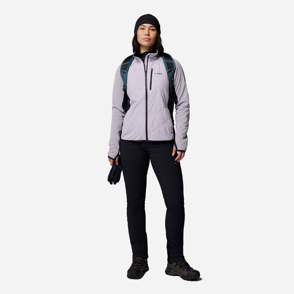 Áo Khoác Nữ Columbia Arctic Crest™ Hybrid Full Zip - Tím - Supersports Vietnam