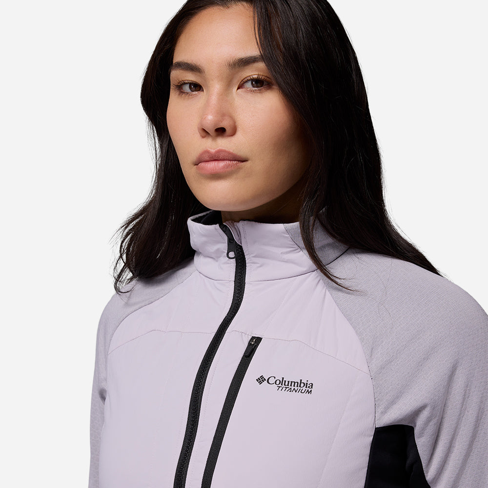 Áo Khoác Nữ Columbia Arctic Crest™ Hybrid Full Zip - Tím - Supersports Vietnam