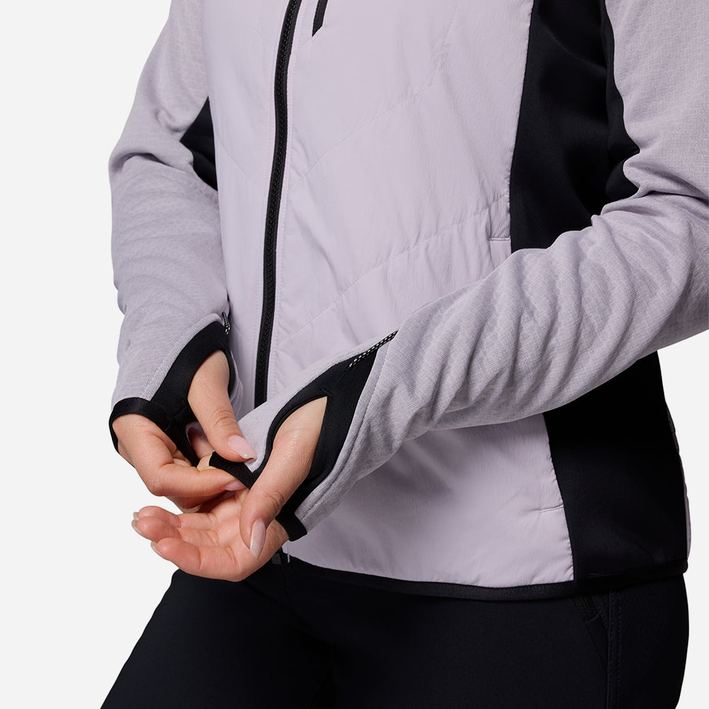 Áo Khoác Nữ Columbia Arctic Crest™ Hybrid Full Zip - Tím - Supersports Vietnam