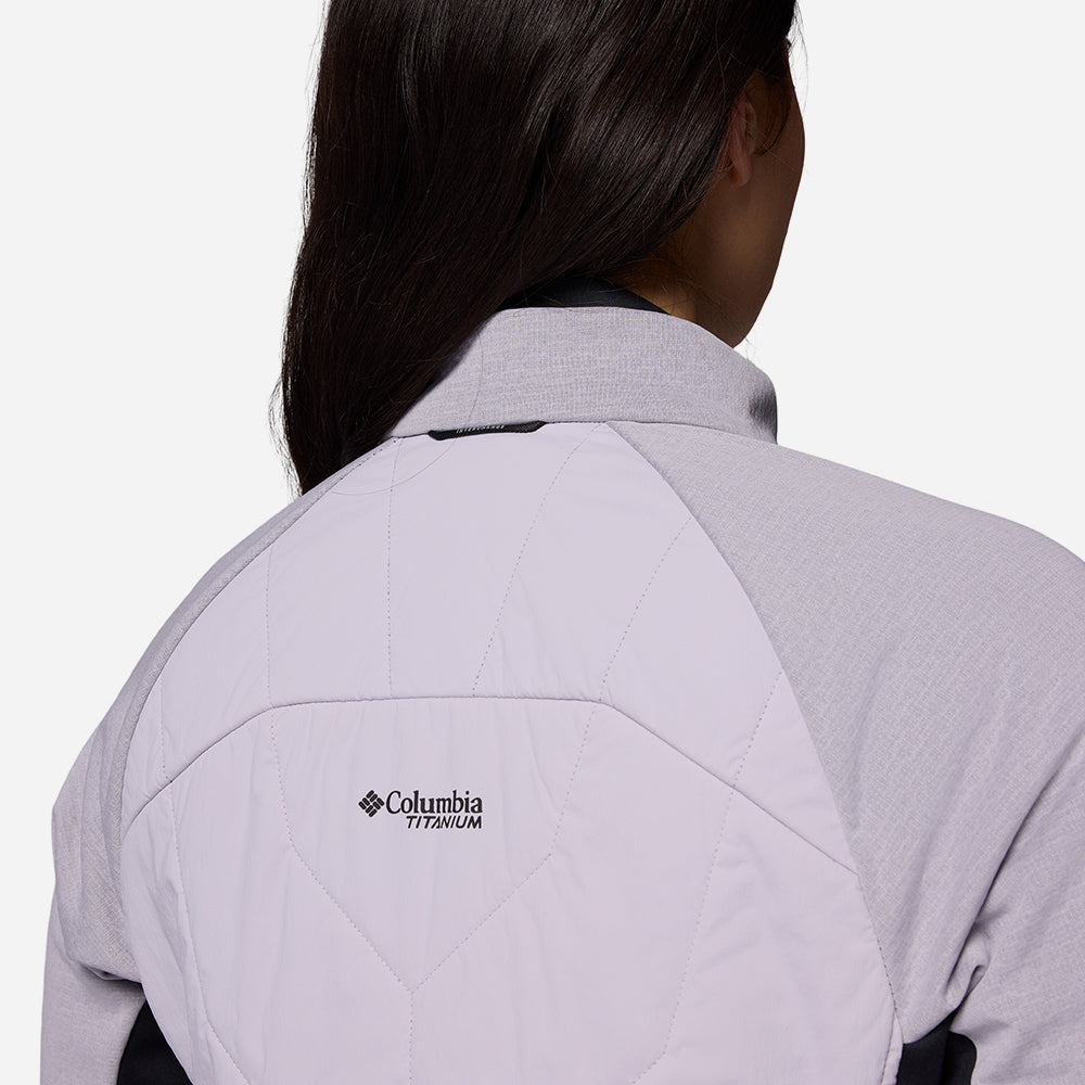 Áo Khoác Nữ Columbia Arctic Crest™ Hybrid Full Zip - Tím - Supersports Vietnam