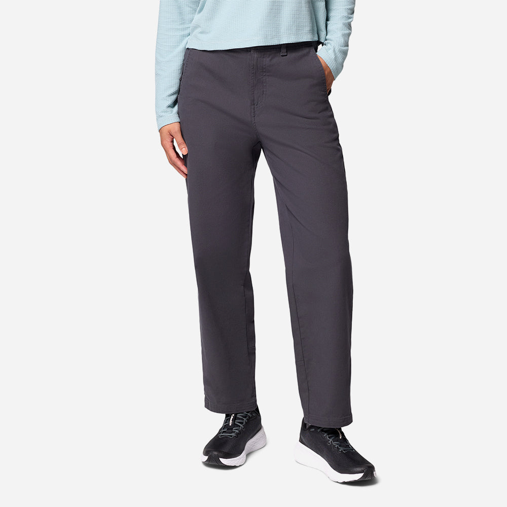 Quần Dài Thể Thao Nữ Columbia Roc™ Straight Leg - Xám - Supersports Vietnam