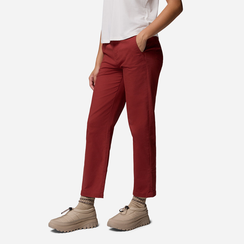 Quần Dài Thể Thao Nữ Columbia Roc™ Straight Leg - Đỏ - Supersports Vietnam