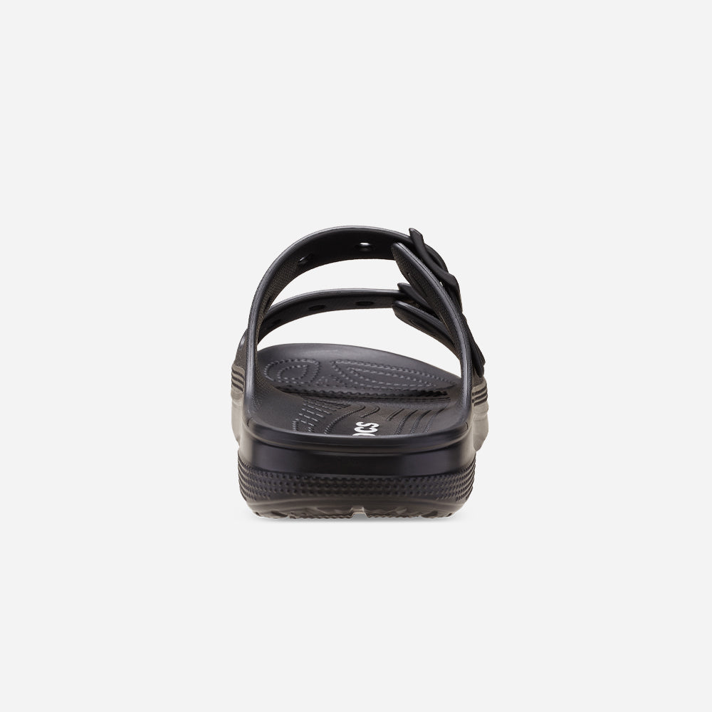 Dép Quai Ngang Nữ Crocs Saturday - Đen - Supersports Vietnam