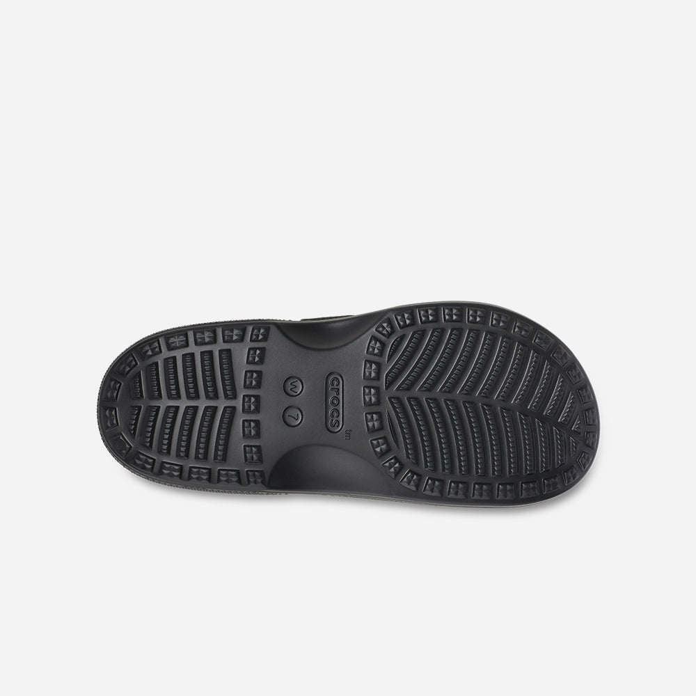Dép Quai Ngang Nữ Crocs Saturday - Đen - Supersports Vietnam