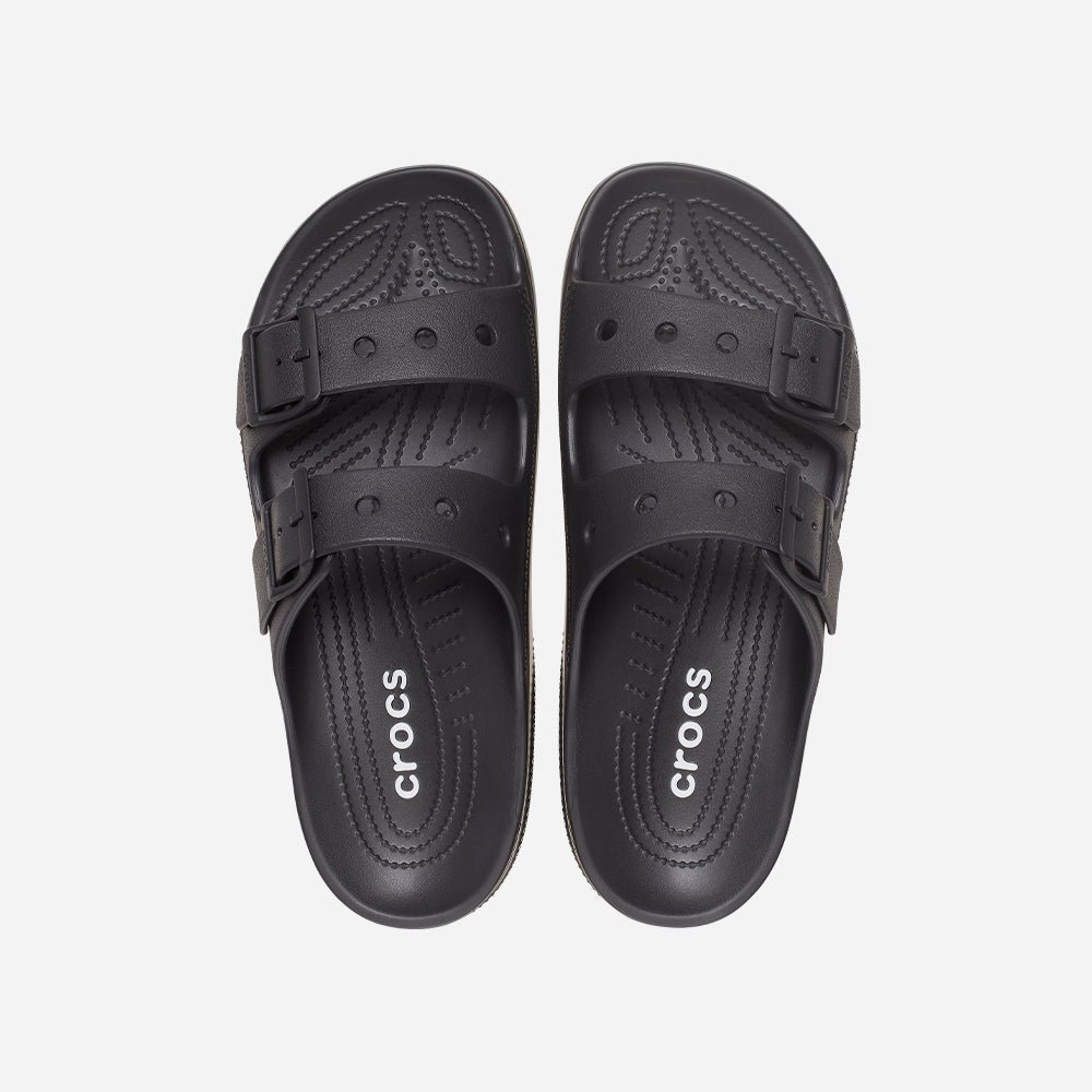 Dép Quai Ngang Nữ Crocs Saturday - Đen - Supersports Vietnam