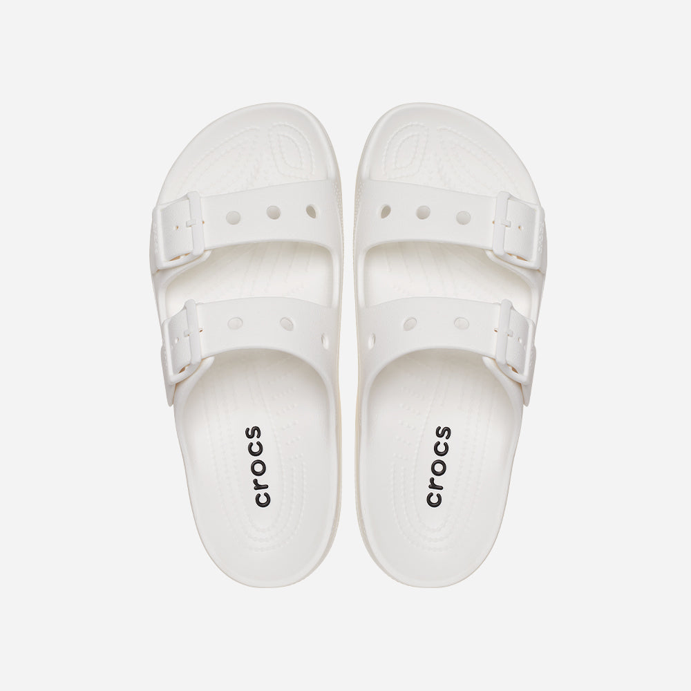 Dép Quai Ngang Nữ Crocs Saturday - Trắng - Supersports Vietnam