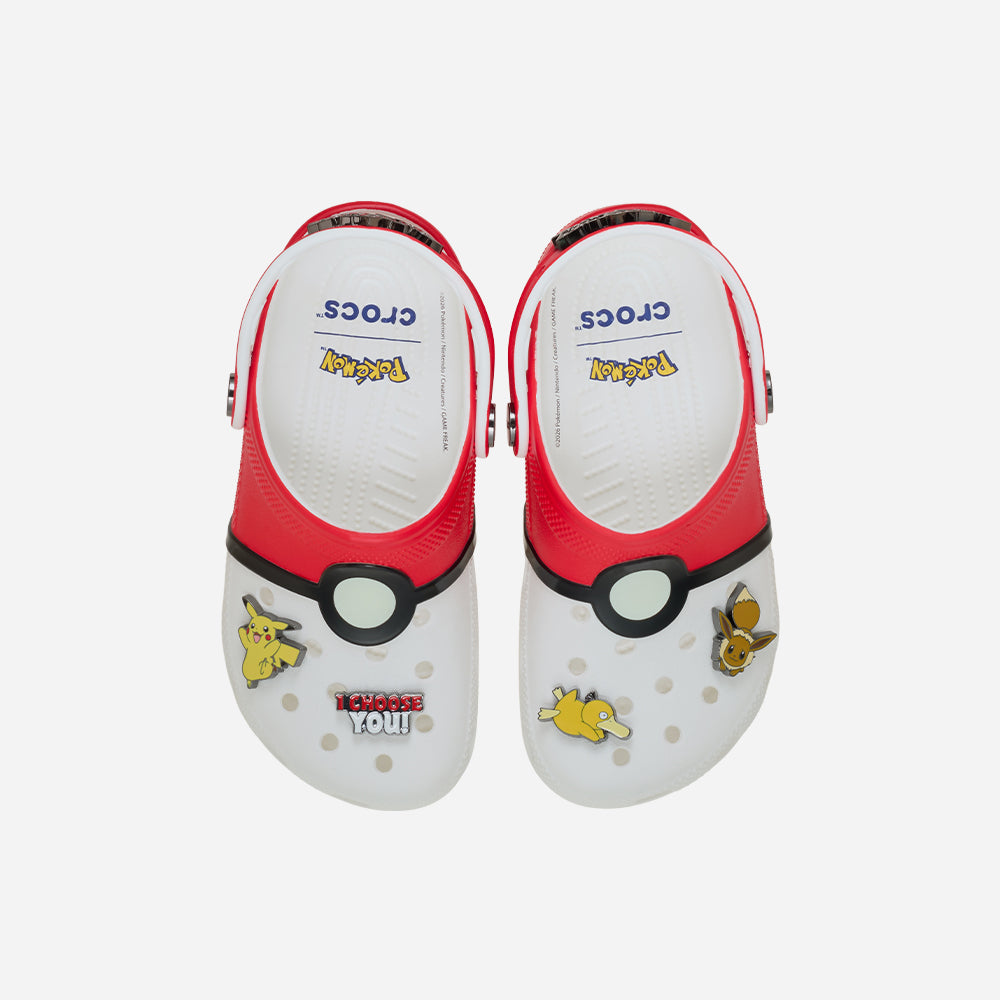 Giày Clog Trẻ Em Crocs Pokemon Poke Ball Classic - Nhiều Màu - Supersports Vietnam