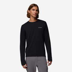 Áo Thun Nam Columbia Tech Trail Utility Warm Long Sleeve Crew - Đen