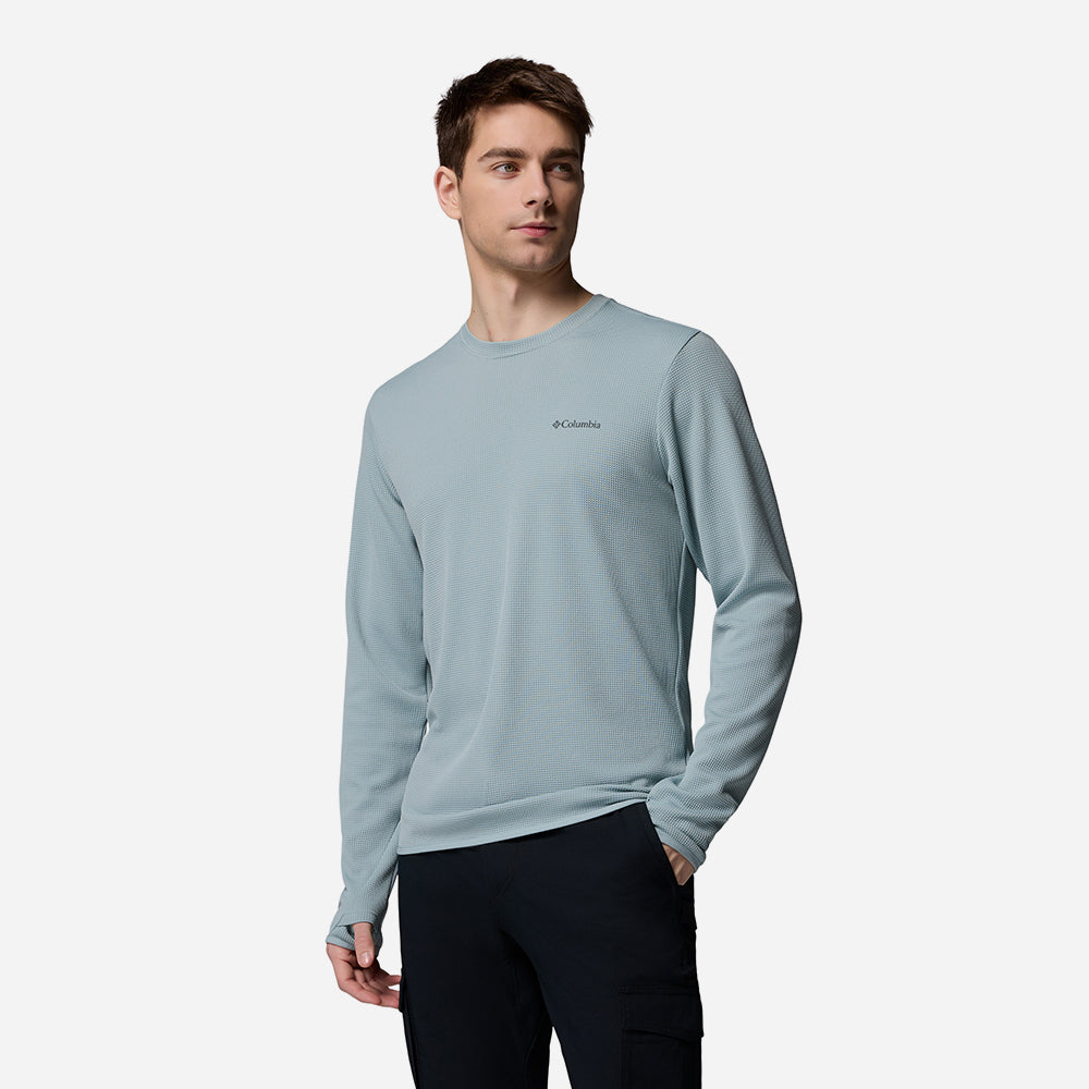 Áo Thun Dài Tay Nam Columbia Tech Trail™ Utility Warm - Xanh Dương - Supersports Vietnam