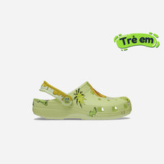 Kids' Crocs Classic Glow Silly Slime Clogs