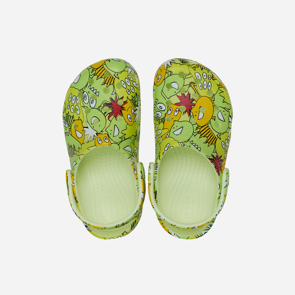 Giày Clog Trẻ Em Crocs Classic Glow Monster Camo - Supersports Vietnam
