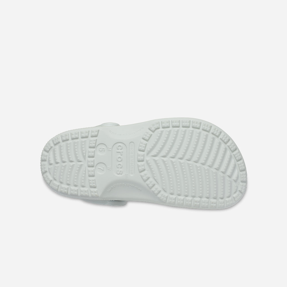 Giày Clog Unisex Crocs Classic Tinted Metallic - Xám - Supersports Vietnam