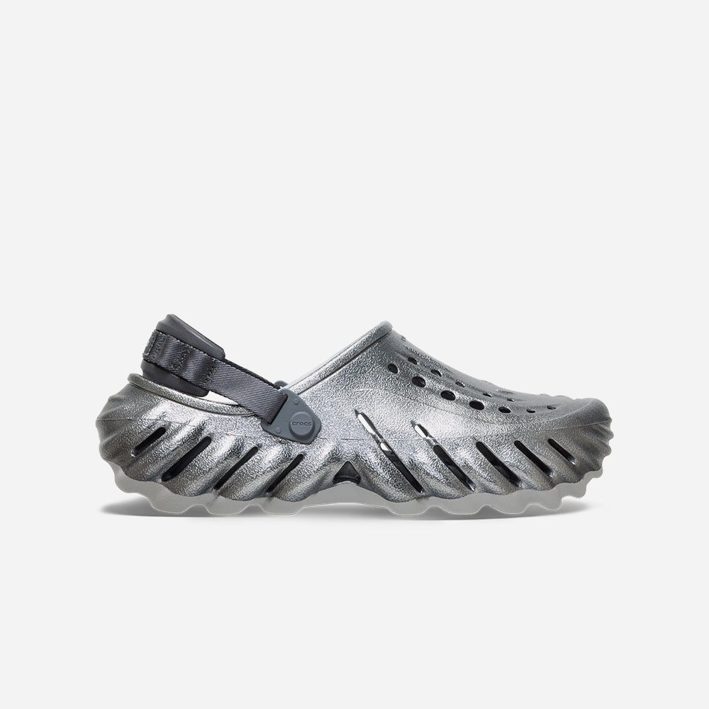 Giày Clog Unisex Crocs Echo - Xám - Supersports Vietnam