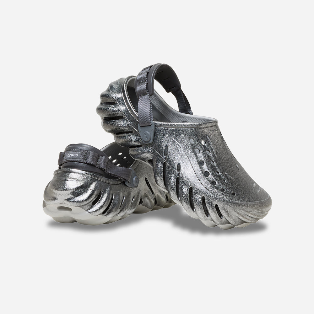 Giày Clog Unisex Crocs Echo - Xám - Supersports Vietnam