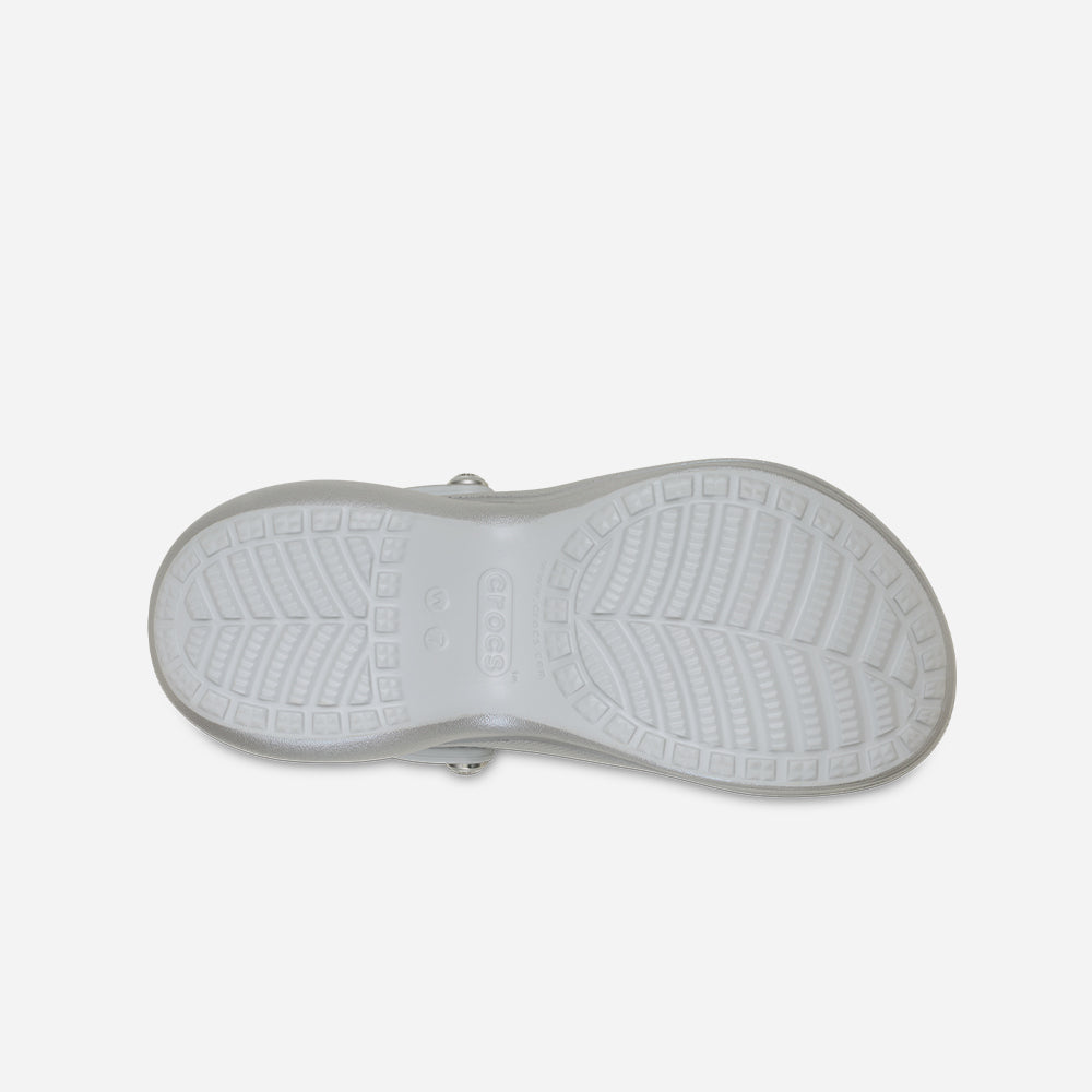 Giày Clog Nữ Crocs Bae Bedazzled Bows - Xám - Supersports Vietnam